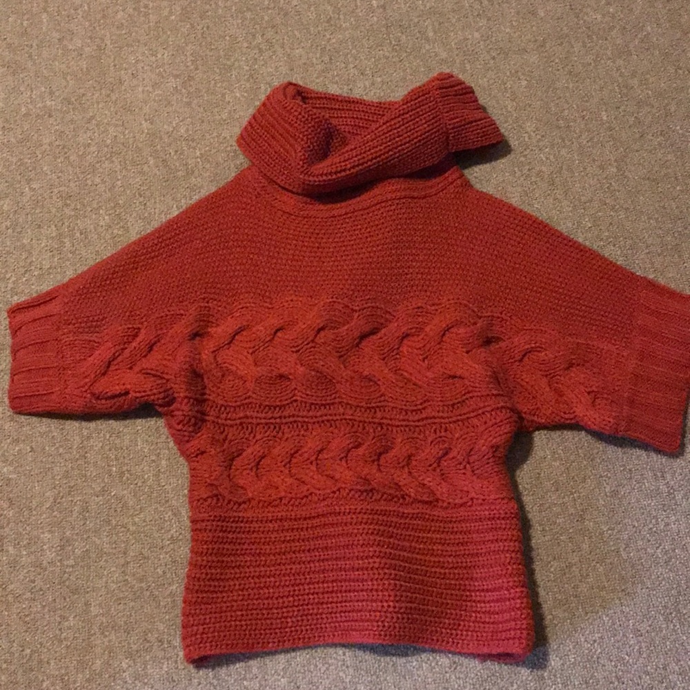 ** SALE** Great burnt orange DEX sweater!